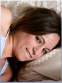 Amber Rayne smiles at you
